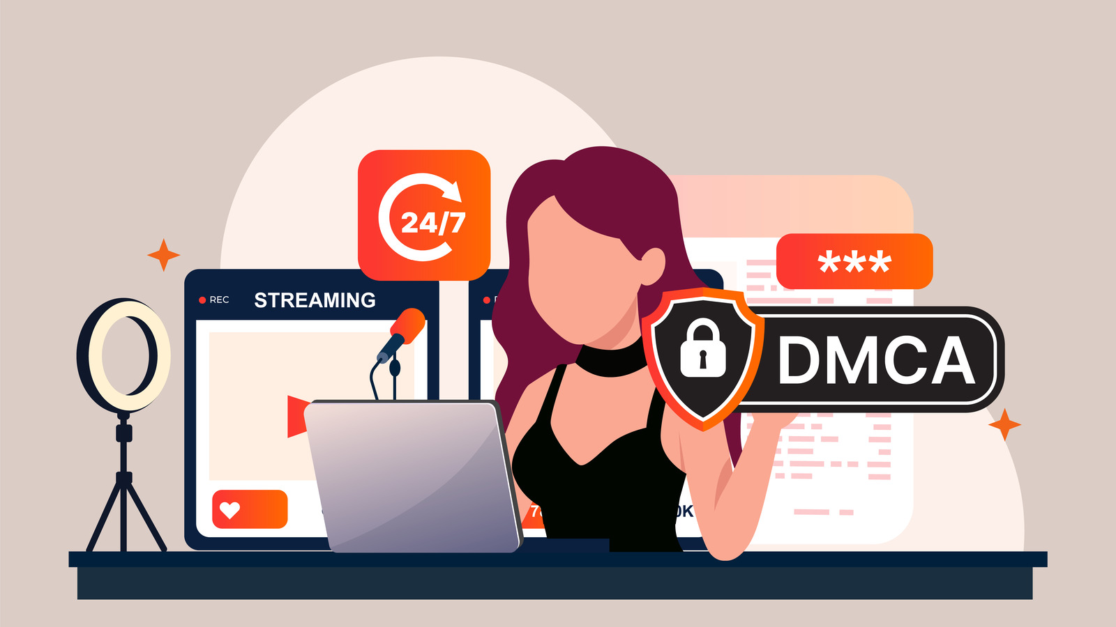 Maximizing Content Protection with DMCA Badges for Webcam Models